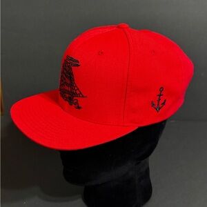 CAVIAR CARTEL Red Cap with Ship Design